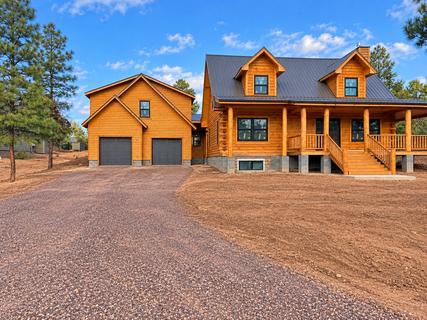 Custom Log Home photo 3